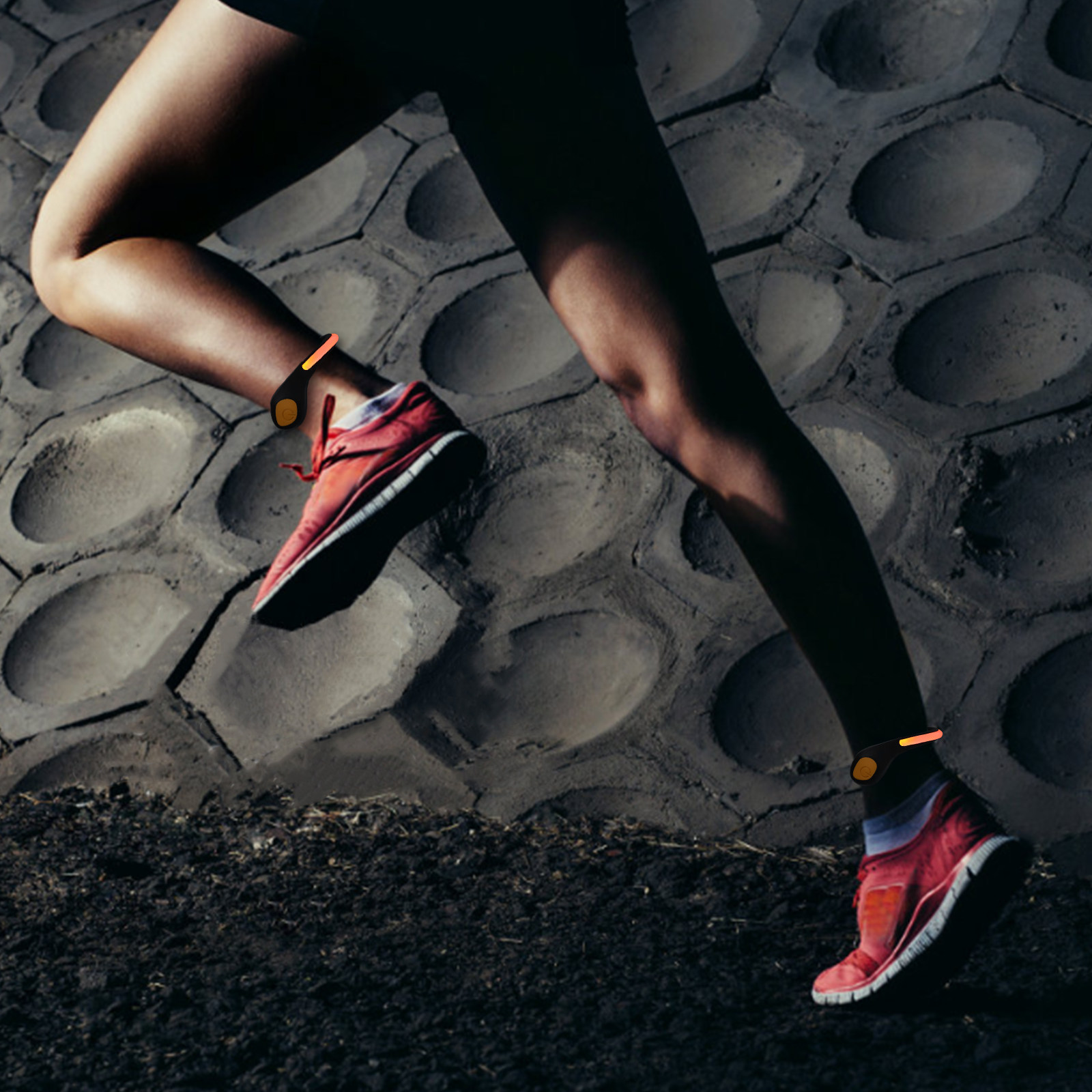 Reflective Night Running Shoes - 2 Buah Lampu Klip Sepatu Lari