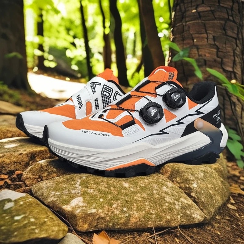 Sepatu Lari Profesional Pria W - Anti Slip Trail Running Sneakers ulasan dan harga