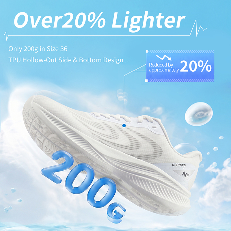CIERSES Sepatu Lari Bernapas P - Reflective Night Running Shoes ulasan dan harga