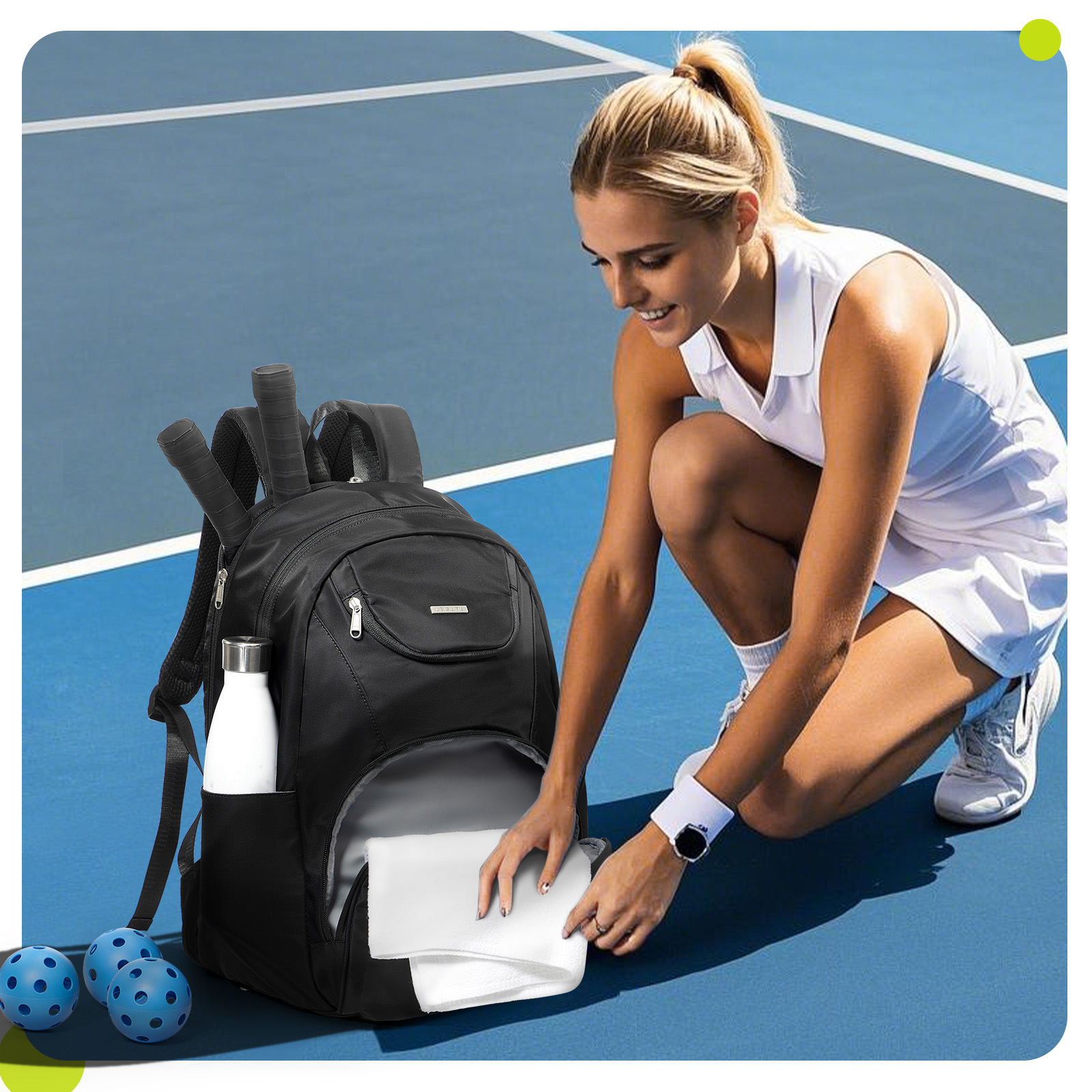 Tas Tenis Ransel Tenis 2 Raket - Men'S Shoes ulasan dan harga