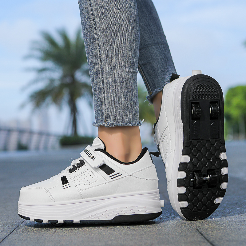 Sepatu Roda dengan Roda yang D - Sneakers ulasan dan harga
