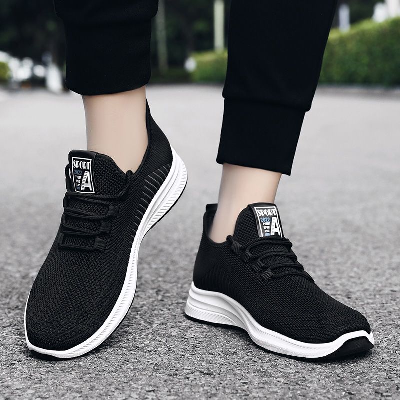 Sepatu Atletik Pria Musim Pana - Breathable Mesh Athletic Shoes ulasan dan harga