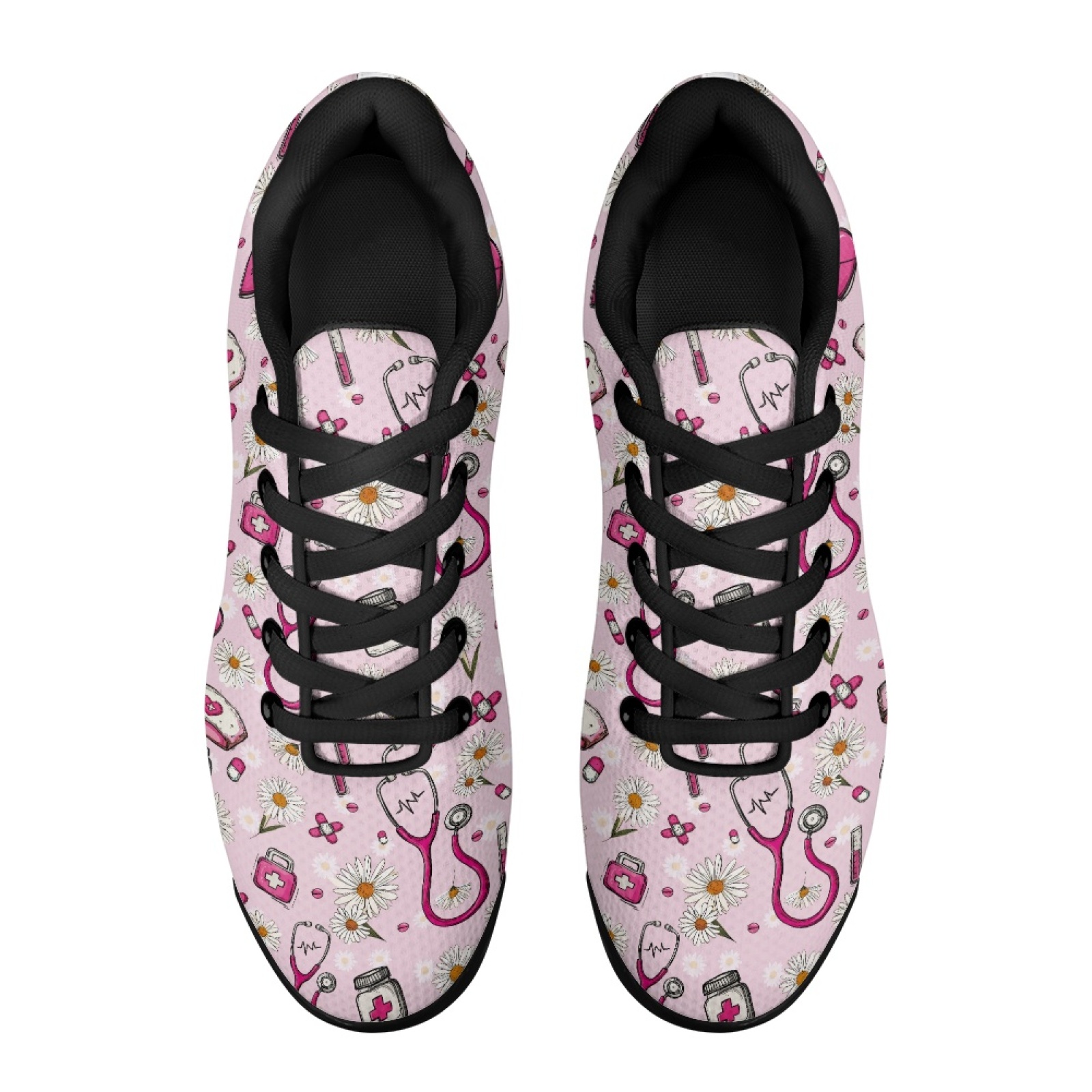 PENSTROLL Pink Daisy Hearts Se - Air Cushion Jogger Shoes Men ulasan dan harga