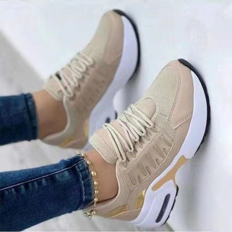 Sepatu kets modis wanita denga - Breathable Mesh Athletic Shoes ulasan dan harga