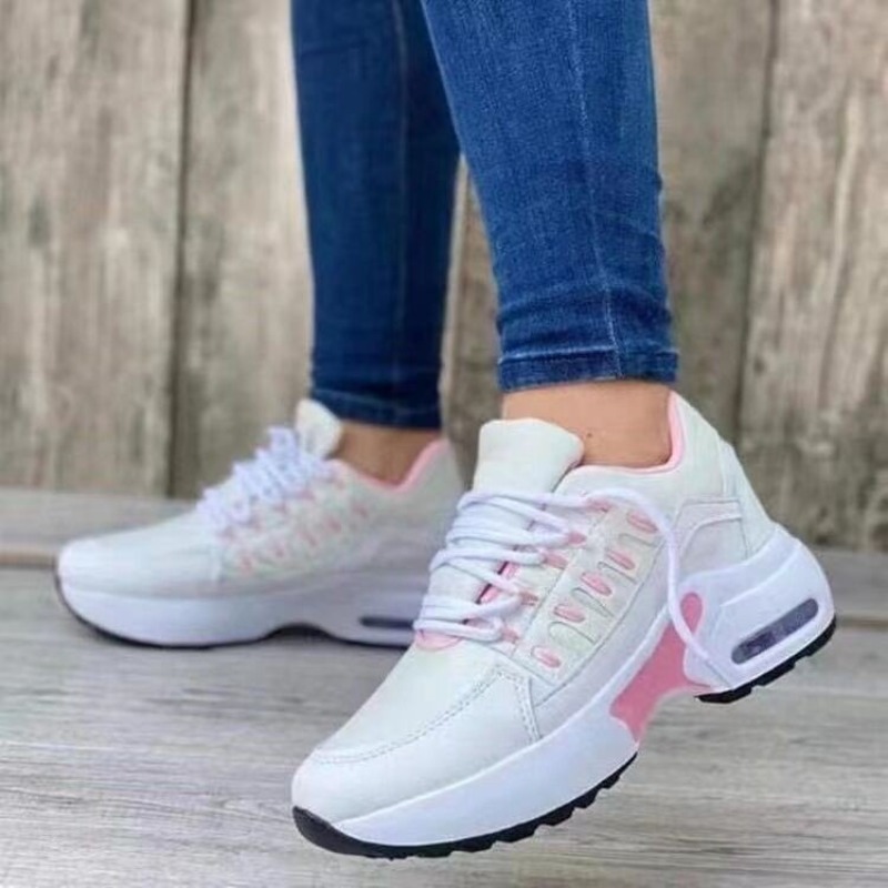 Sepatu kets modis wanita denga - Breathable Mesh Athletic Shoes ulasan dan harga