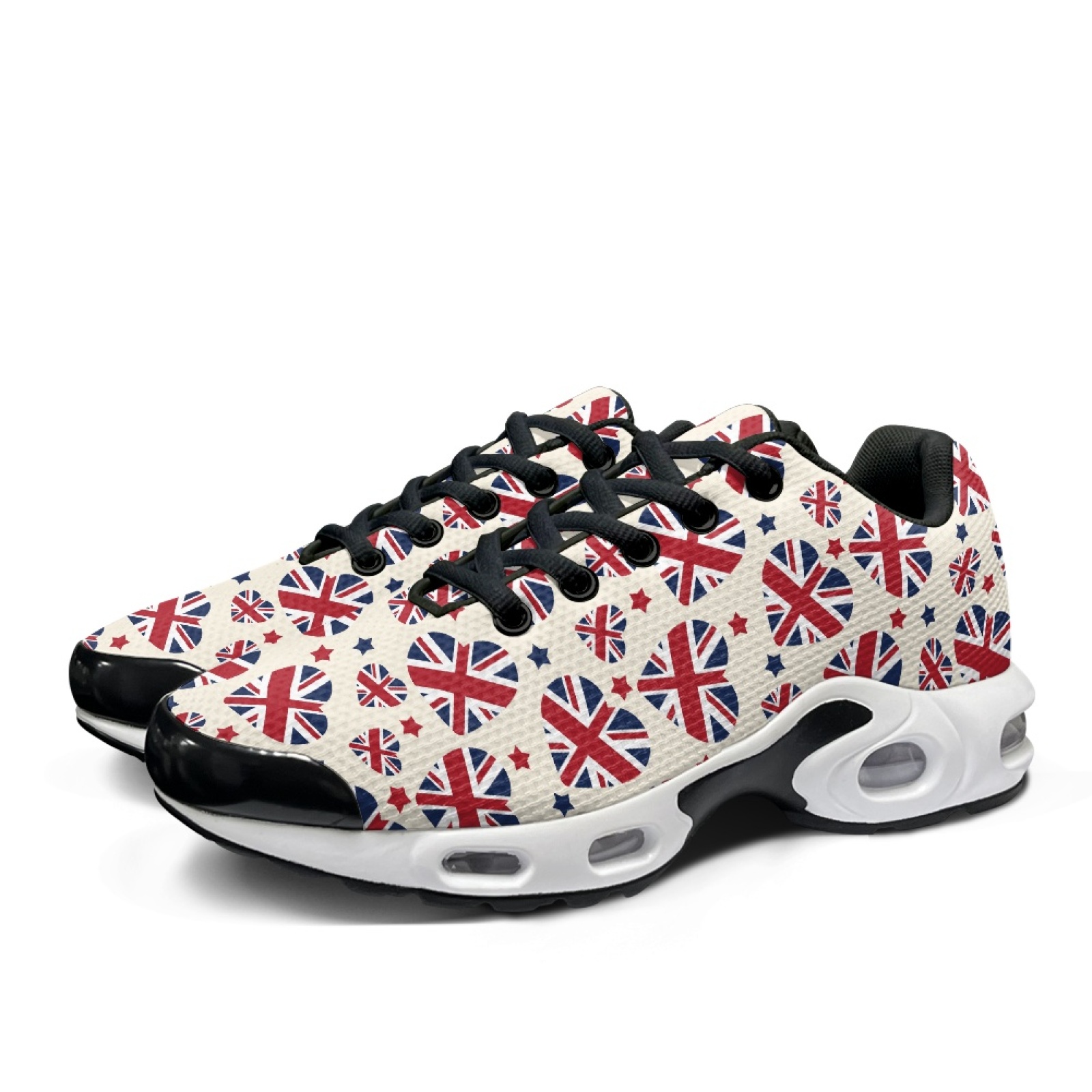 PENSTROLL Union Jack Sepatu Sn - Air Cushion Jogger Shoes Men ulasan dan harga