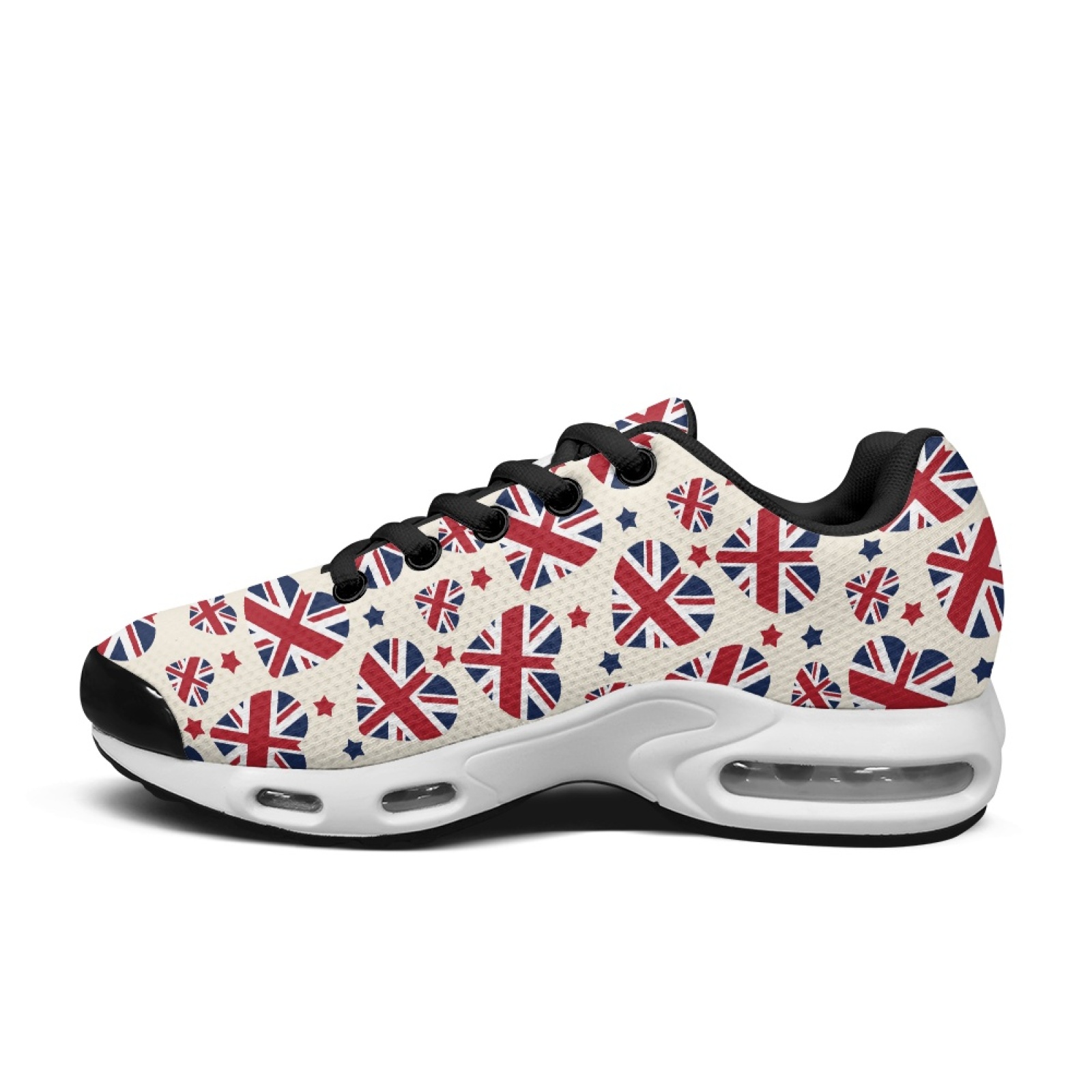 PENSTROLL Union Jack Sepatu Sn - Air Cushion Jogger Shoes Men ulasan dan harga